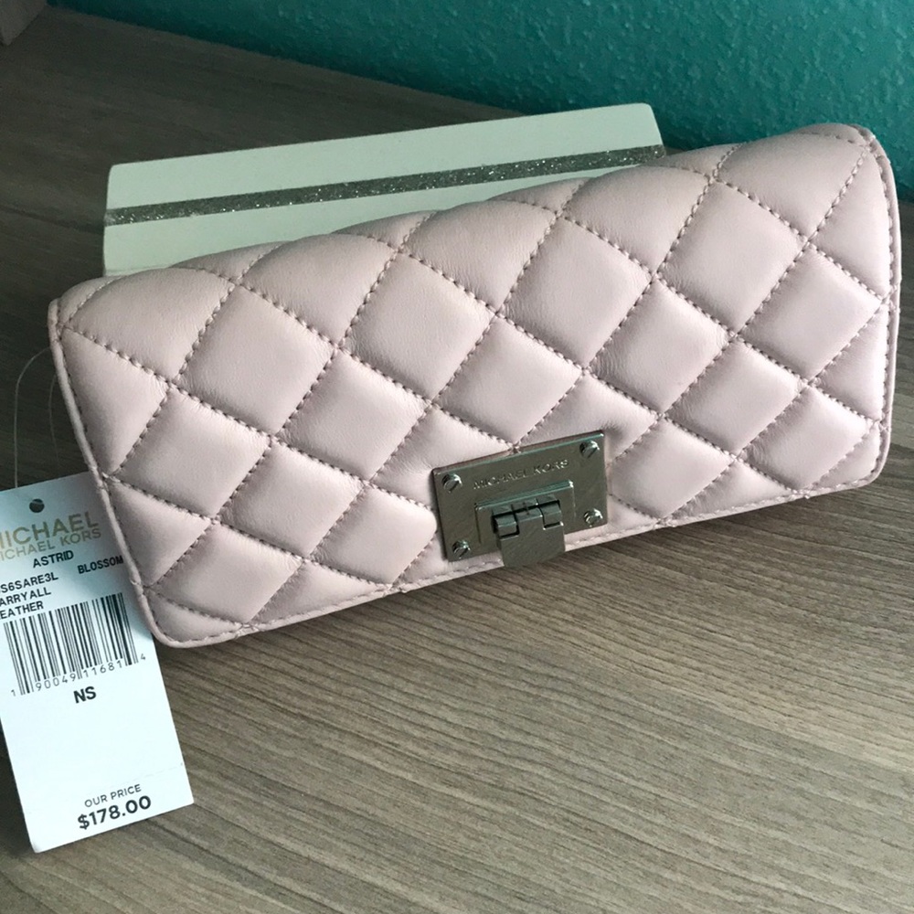 Michael Michael Kors Astrid wallet Baby Pink